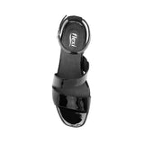 SANDALIAS DAMA FLEXI 123004 CHAROL NEGRO