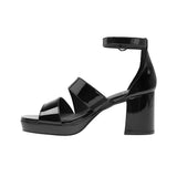 SANDALIAS DAMA FLEXI 123004 CHAROL NEGRO