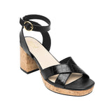 SANDALIAS DAMA FLEXI 123001 SIMIPIEL NEGRO
