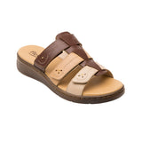 SANDALIAS DAMA FLEXI 116101 PIEL CAFÉ