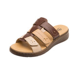 SANDALIAS DAMA FLEXI 116101 PIEL CAFÉ