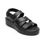 SANDALIAS DAMA FLEXI 127904 PIEL NEGRO