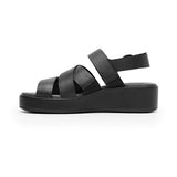 SANDALIAS DAMA FLEXI 127904 PIEL NEGRO