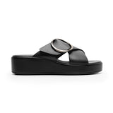 SANDALIAS FLEXI MUJER 127901 PIEL NEGRO