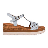 SANDALIAS DAMA FLEXI 127703 PIEL AZUL