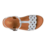 SANDALIAS DAMA FLEXI 127703 PIEL AZUL