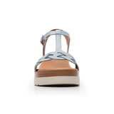 SANDALIAS DAMA FLEXI 127703 PIEL AZUL