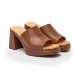 SANDALIAS FLEXI MUJER 127601 PIEL CAFÉ