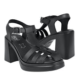 SANDALIAS FLEXI MUJER 127604 PIEL NEGRO