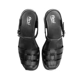 SANDALIAS FLEXI MUJER 127604 PIEL NEGRO