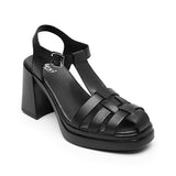 SANDALIAS FLEXI MUJER 127604 PIEL NEGRO