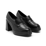 TACONES DAMA FLEXI 127401 PIEL NEGRO