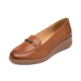 MOCASINES FLEXI MUJER 130402 PIEL CAFÉ