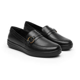 MOCASINES DAMA FLEXI 109408 PIEL NEGRO
