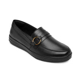 MOCASINES DAMA FLEXI 109408 PIEL NEGRO
