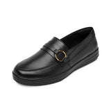 MOCASINES DAMA FLEXI 109408 PIEL NEGRO