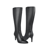 BOTAS DAMA FLEXI 104513 PIEL NEGRO