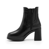 BOTINES DAMA FLEXI 127402 PIEL NEGRO