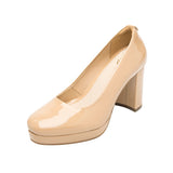 TACONES DAMA FLEXI 118902 CHAROL BEIGE