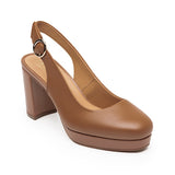 TACONES FLEXI MUJER 118908 PIEL CAFÉ