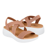 SANDALIAS DAMA FLEXI 135102 TEXTIL ROSA