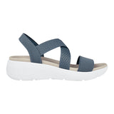 SANDALIAS DAMA FLEXI 135102 TEXTIL AZUL