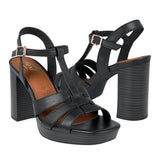 SANDALIAS DAMA FLEXI 134401 PIEL NEGRO