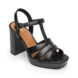 SANDALIAS DAMA FLEXI 134401 PIEL NEGRO