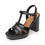 SANDALIAS DAMA FLEXI 134401 PIEL NEGRO