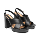SANDALIAS FLEXI MUJER 134406 PIEL NEGRO