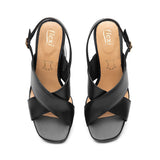SANDALIAS FLEXI MUJER 134406 PIEL NEGRO