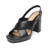 SANDALIAS FLEXI MUJER 134406 PIEL NEGRO