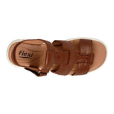 SANDALIAS DAMA FLEXI 133806 PIEL CAFÉ