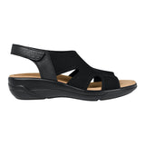 SANDALIAS DAMA FLEXI 133703 TEXTIL NEGRO