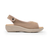 SANDALIAS FLEXI MUJER 133706 TEXTIL BEIGE