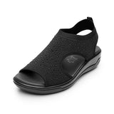 SANDALIAS FLEXI MUJER TEXTIL 133707 TEXTIL NEGRO