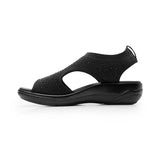 SANDALIAS FLEXI MUJER TEXTIL 133707 TEXTIL NEGRO