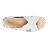SANDALIAS DAMA FLEXI 133603 PIEL BLANCO