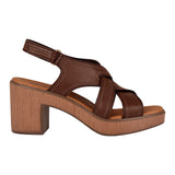 SANDALIAS DAMA FLEXI 133504 PIEL CAFÉ