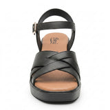 SANDALIAS FLEXI MUJER 133504 PIEL NEGRO