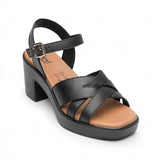 SANDALIAS FLEXI MUJER 133504 PIEL NEGRO