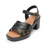 SANDALIAS FLEXI MUJER 133504 PIEL NEGRO