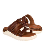 SANDALIAS DAMA FLEXI 129404 PIEL CAFÉ