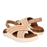SANDALIAS DAMA FLEXI 129405 TEXTIL BEIGE