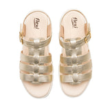 SANDALIAS DAMA FLEXI 128503 PIEL ORO