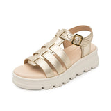 SANDALIAS DAMA FLEXI 128503 PIEL ORO