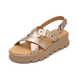 SANDALIAS FLEXI MUJER 128513 PIEL ORO
