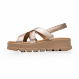 SANDALIAS FLEXI MUJER 128513 PIEL ORO