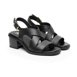 SANDALIAS FLEXI MUJER 128404 PIEL NEGRO