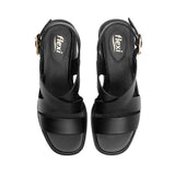 SANDALIAS FLEXI MUJER 128404 PIEL NEGRO
